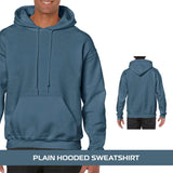 Best Heavyweight Hoodie - Plain Hooded Sweatshirt Mens Womens Soft Heavyweight Hoodie Top Clothing - Tophatter Daily Deals