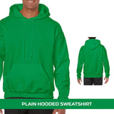 Best Heavyweight Hoodie - Plain Hooded Sweatshirt Mens Womens Soft Heavyweight Hoodie Top Clothing - Tophatter Daily Deals