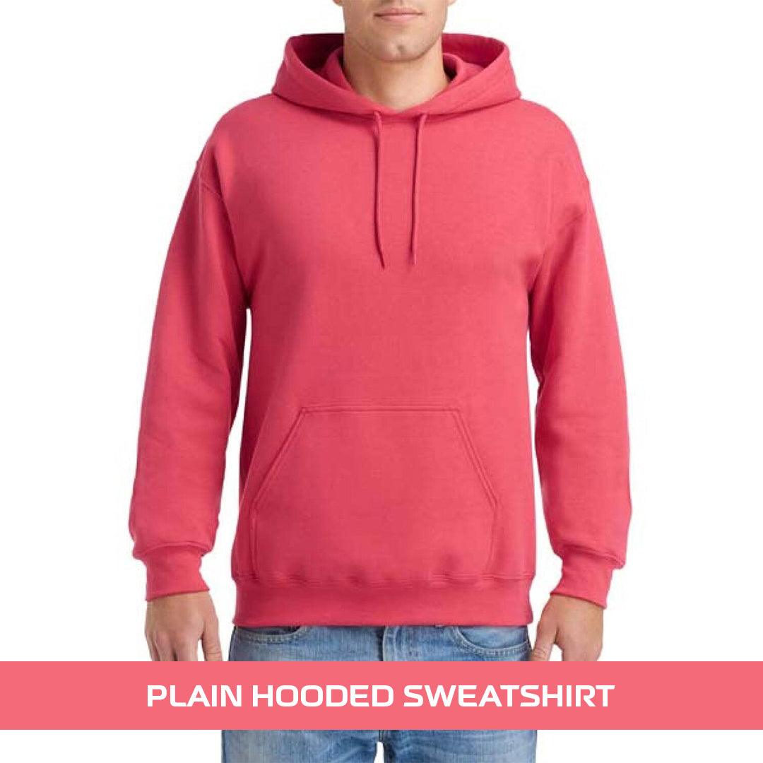 Best Heavyweight Hoodie - Plain Hooded Sweatshirt Mens Womens Soft Heavyweight Hoodie Top Clothing - Tophatter Daily Deals