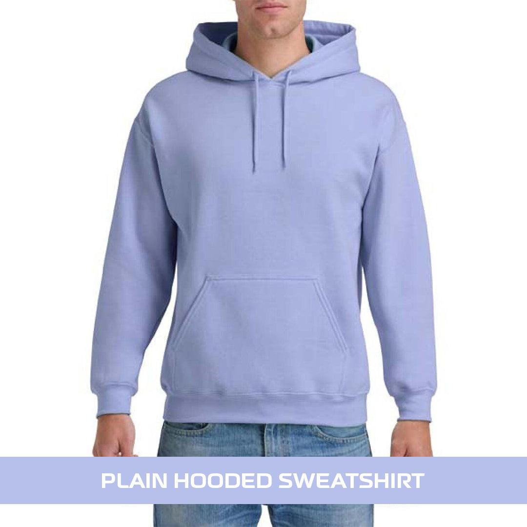 Best Heavyweight Hoodie - Plain Hooded Sweatshirt Mens Womens Soft Heavyweight Hoodie Top Clothing - Tophatter Daily Deals