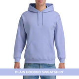 Best Heavyweight Hoodie - Plain Hooded Sweatshirt Mens Womens Soft Heavyweight Hoodie Top Clothing - Tophatter Daily Deals