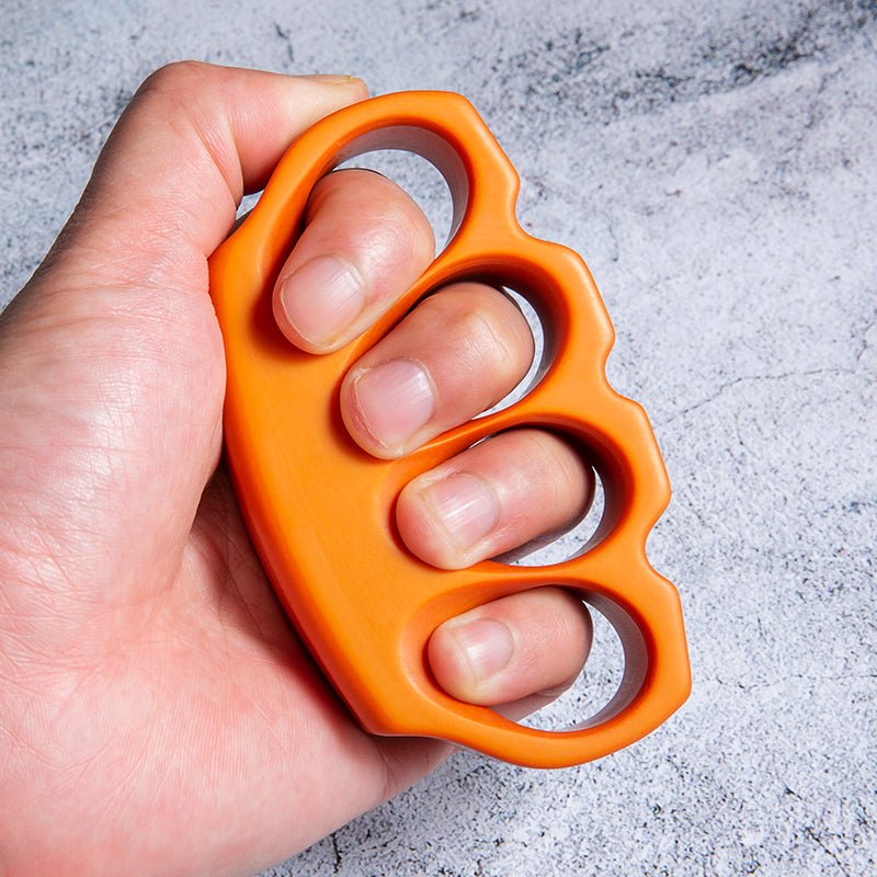 Plastic EDC Knuckles Weapon - Cakra EDC Gadgets Brass Knuckles - Tophatter Daily Deals