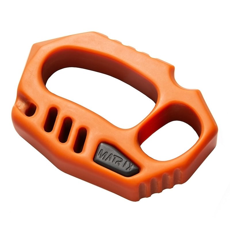 Orange Plastic Knuckle Duster - Cakra EDC Gadgets Brass Knuckles - Tophatter Daily Deals