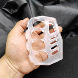 Defender No Metal PC Plastic Knuckle Duster Brass Knuckles - Tophatter Daily Deals