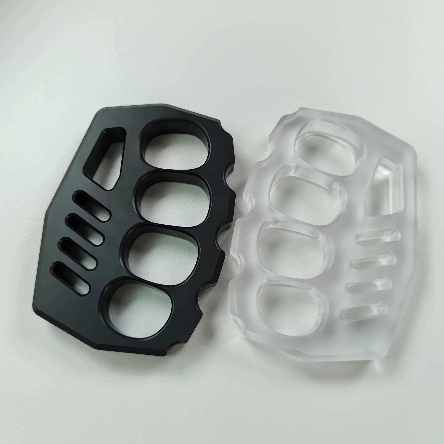 Defender No Metal PC Plastic Knuckle Duster Brass Knuckles - Tophatter Daily Deals