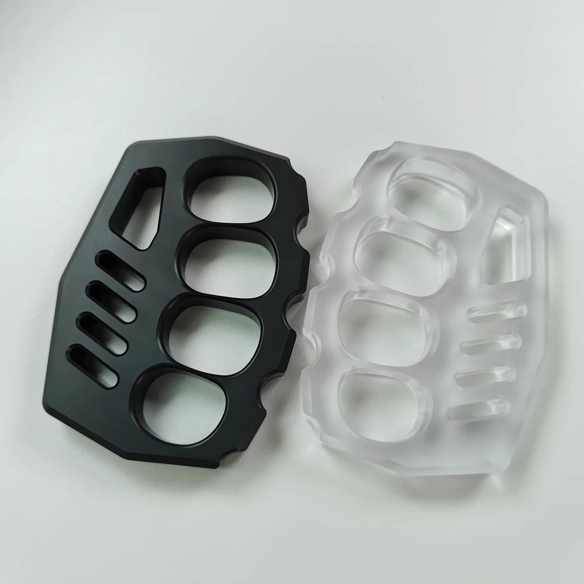 Defender No Metal PC Plastic Knuckle Duster Brass Knuckles - Tophatter Daily Deals