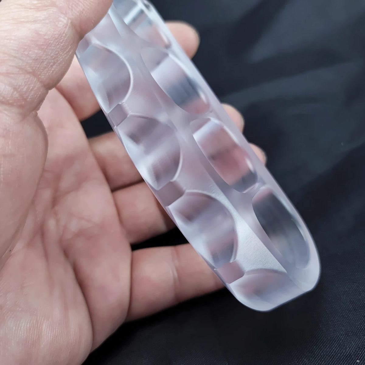 New Pea Pod Full PC Plastic Knuckles Self Defense Brass Knuckles - Tophatter Daily Deals