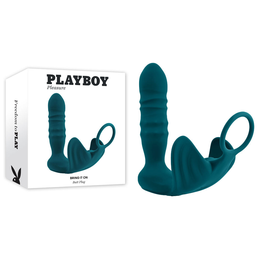 Playboy Pleasure BRING IT ON Vibrating Butt Plug 15.4cm > Anal Range > Vibrating Butt Plugs - Tophatter Daily Deals