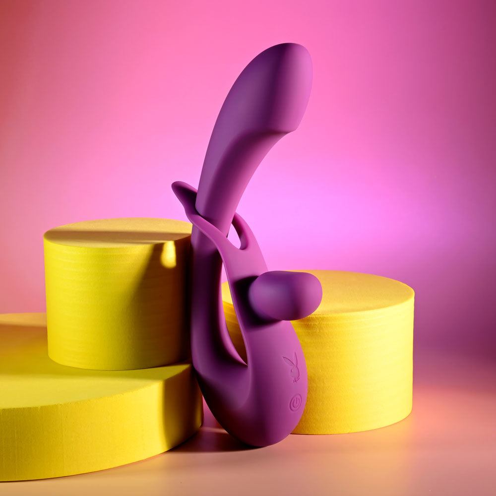 Playboy Pleasure Cha Cha Slide 20 Cm Rabbit Vibrator > Vibrators > Ladies > Rabbit Multi - Tophatter Daily Deals
