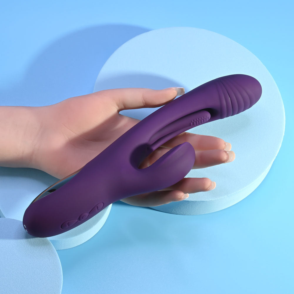 Playboy Pleasure THE THRILL Rabbit Vibrator with 7 Speeds > Vibrators > Ladies > Rabbit - Tophatter Daily Deals