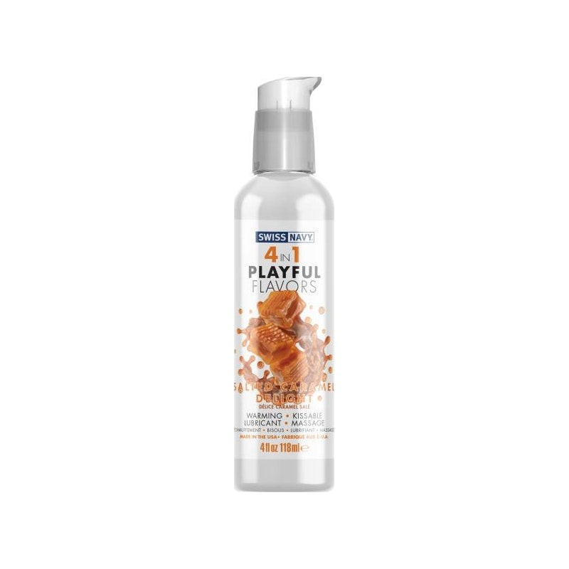 Playful Flavours Salted Caramel Delight (4oz) – Flavored Lubricant > Lube > Flavoured - Tophatter Daily Deals
