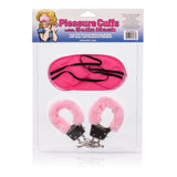 Pleasure Cuffs With Satin Mask Adult Bondage Kit Set > Bondage Gear > Handcuffs - Tophatter Daily Deals