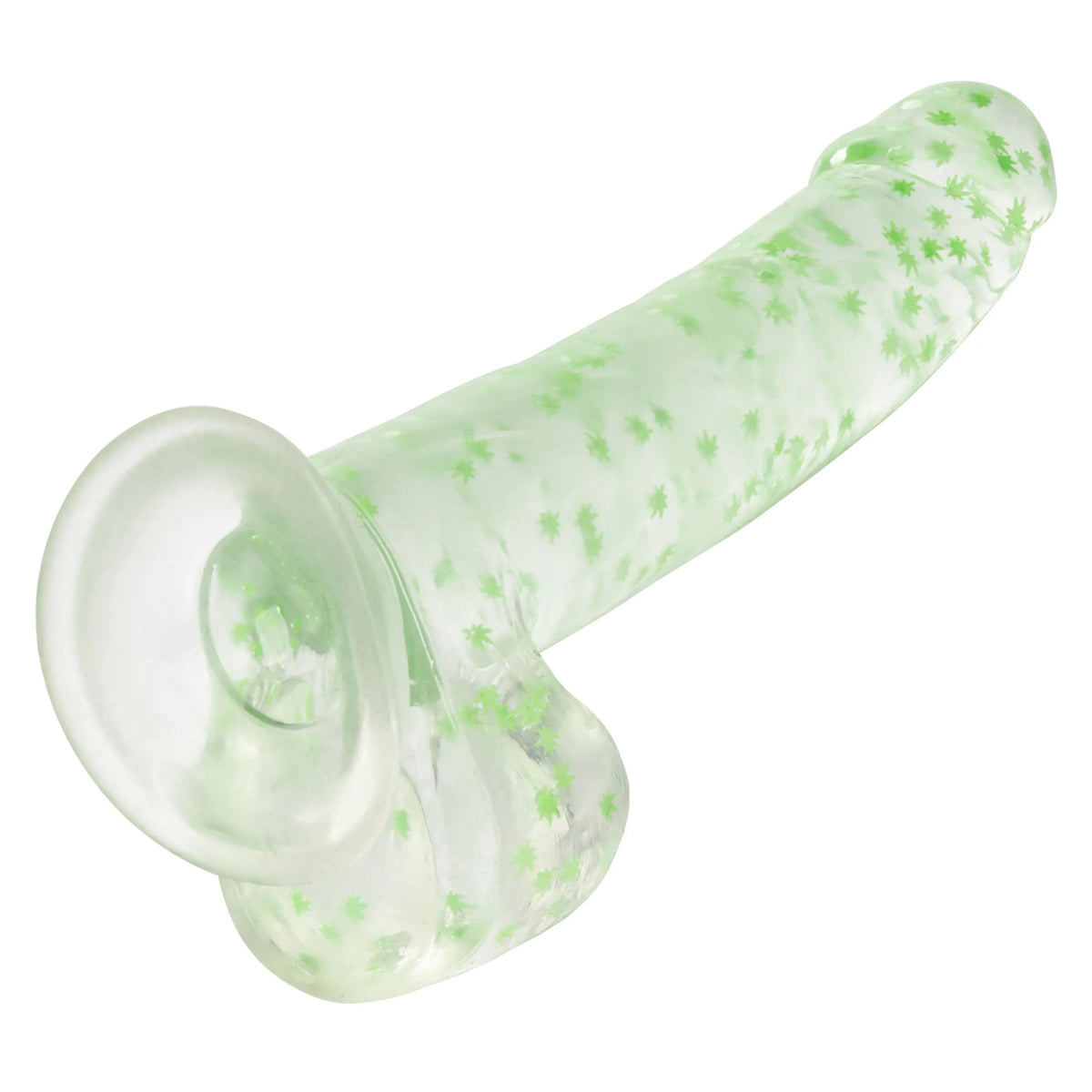 Naughty Bits I Leaf Dick – Glow-in-the-Dark 8 Inch Dildo > Dildos > Realistic Dildos - Tophatter Daily Deals