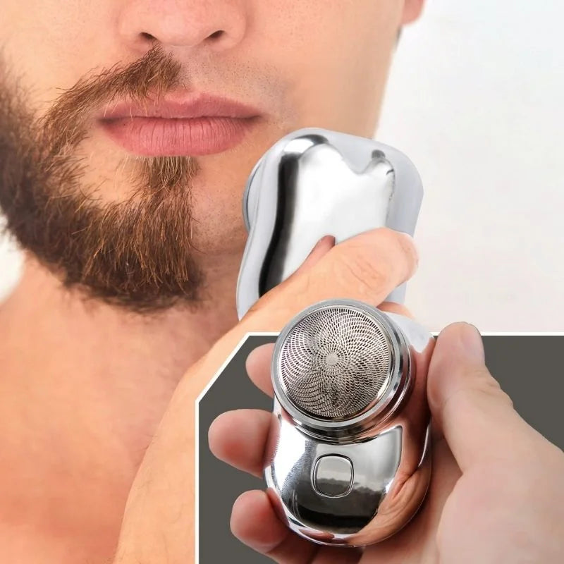 Electric Travel Shaver USB Pocket Mini Groomer Lightweight - Tophatter Daily Deals