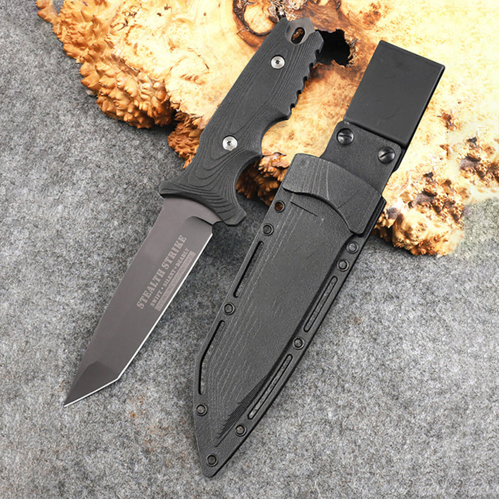 Pocket Knife Hunting Tactical Blade Tools Black - Tophatter Daily Deals