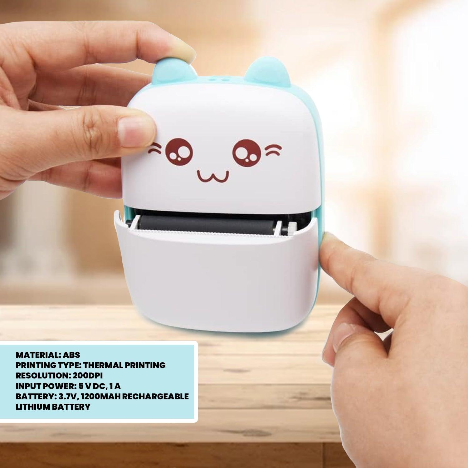Mini Printer For Phone - Mini Pocket Thermal Printer Bluetooth Mobile Phone Photos Label Printing Machine Accessories - Tophatter Daily Deals
