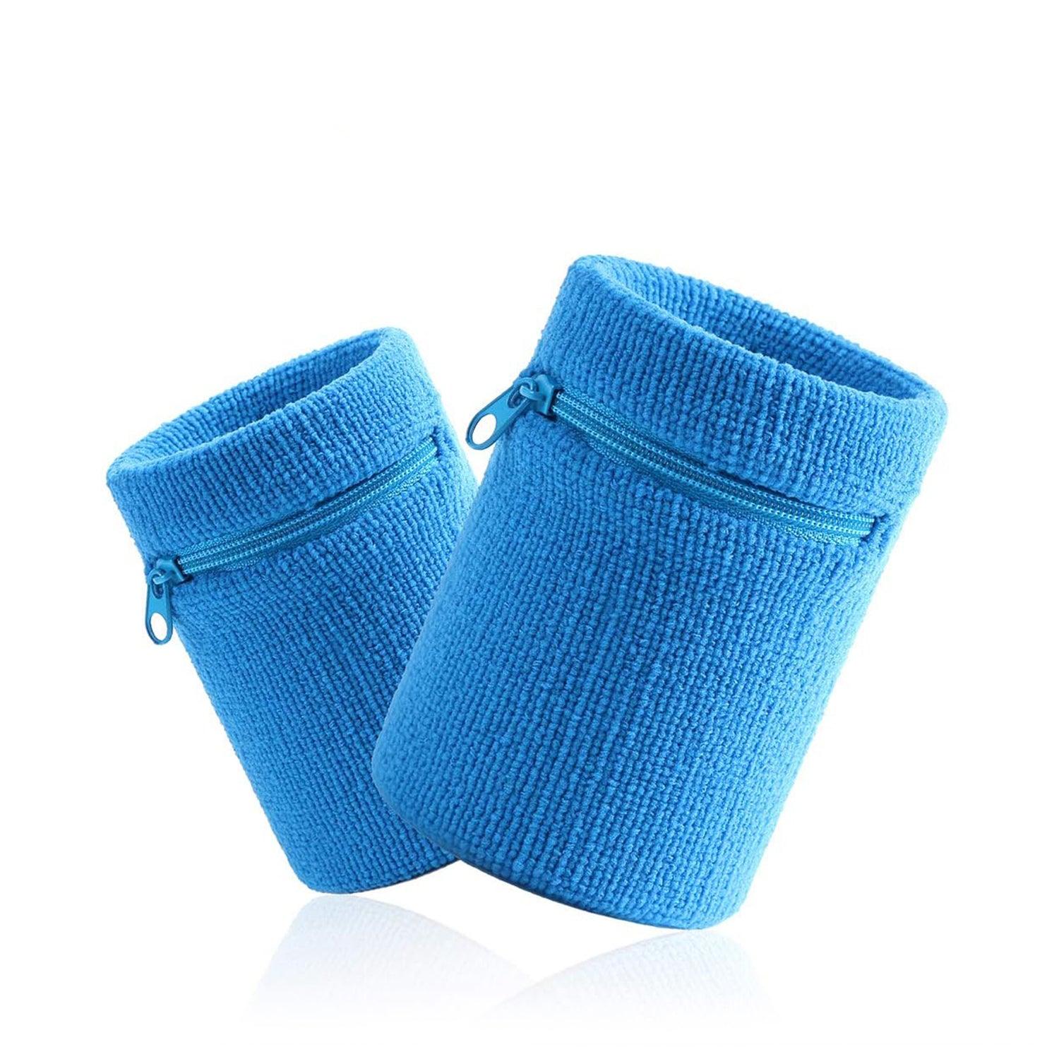 Wrist Wallet for Runners - Pocket Wrist Wallet Pouch Bag Band Zipper for Running Exercise Bands - Tophatter Daily Deals