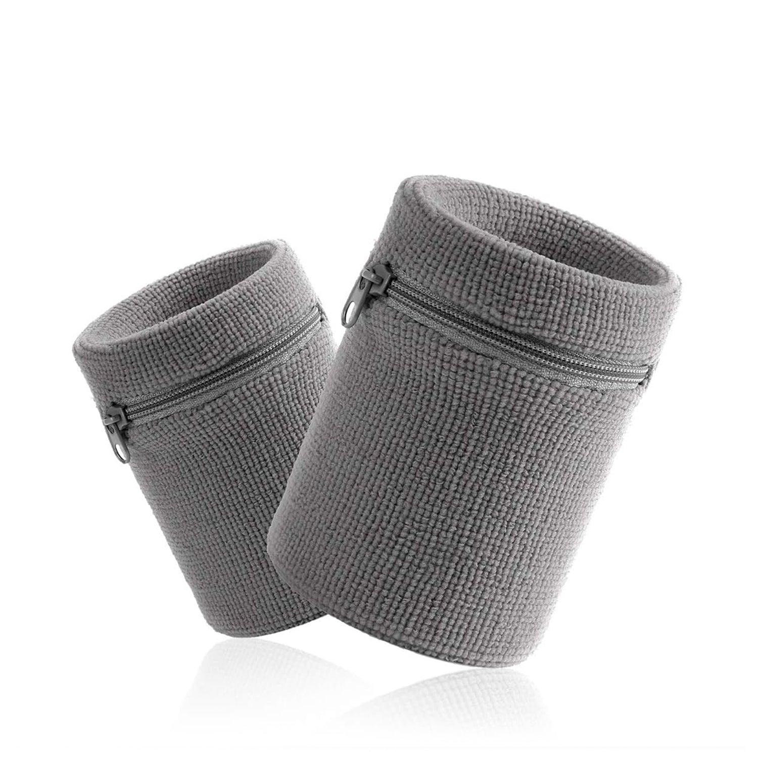 Wrist Wallet for Runners - Pocket Wrist Wallet Pouch Bag Band Zipper for Running Exercise Bands - Tophatter Daily Deals