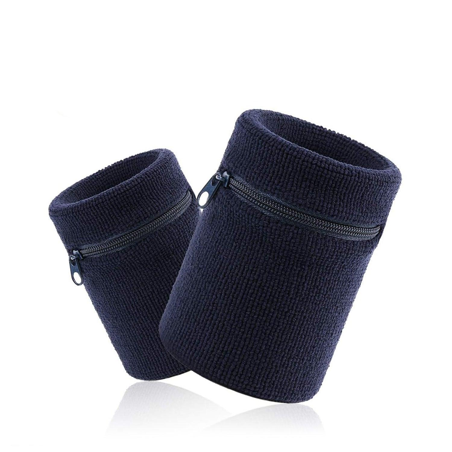 Wrist Wallet for Runners - Pocket Wrist Wallet Pouch Bag Band Zipper for Running Exercise Bands - Tophatter Daily Deals