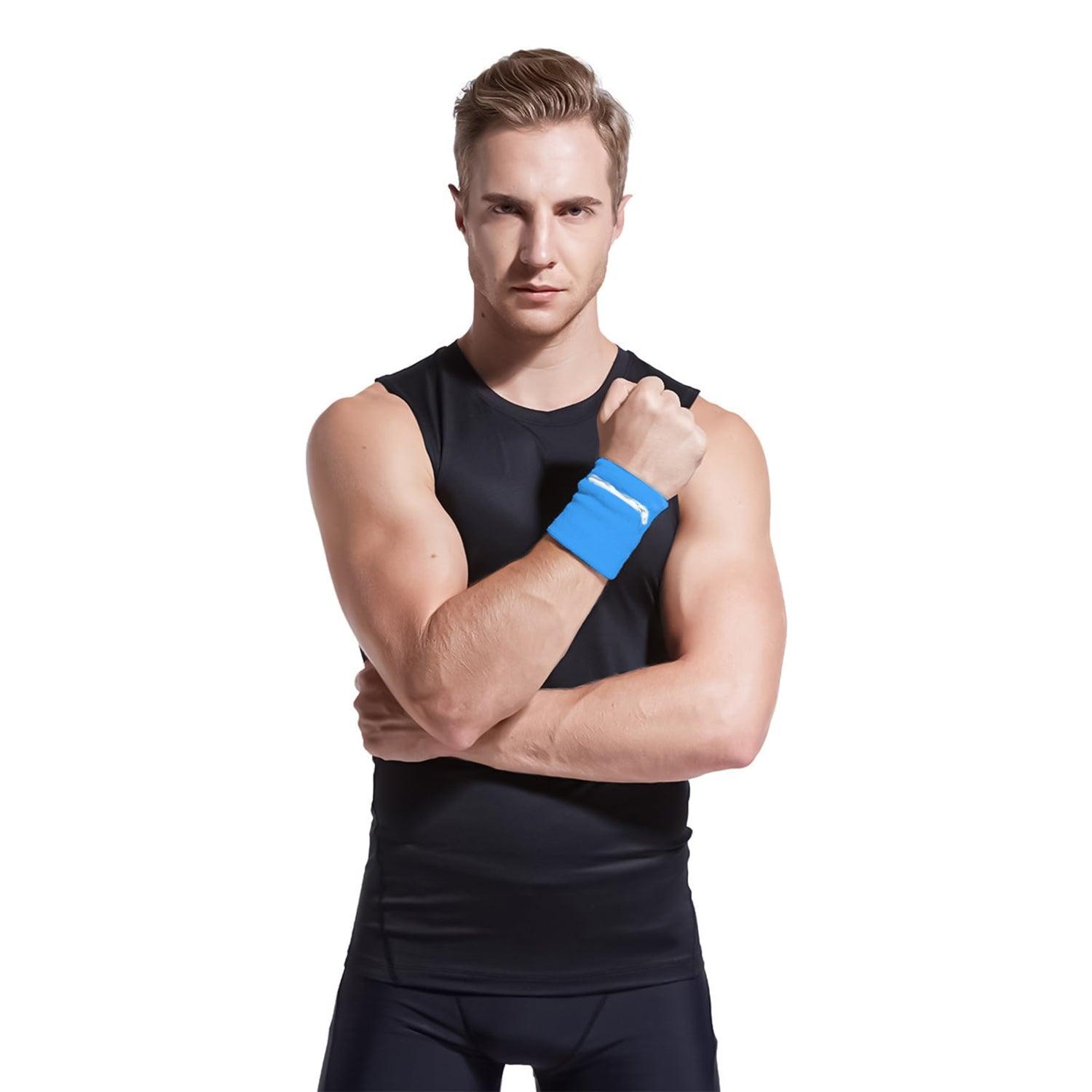 Wrist Wallet for Runners - Pocket Wrist Wallet Pouch Bag Band Zipper for Running Exercise Bands - Tophatter Daily Deals