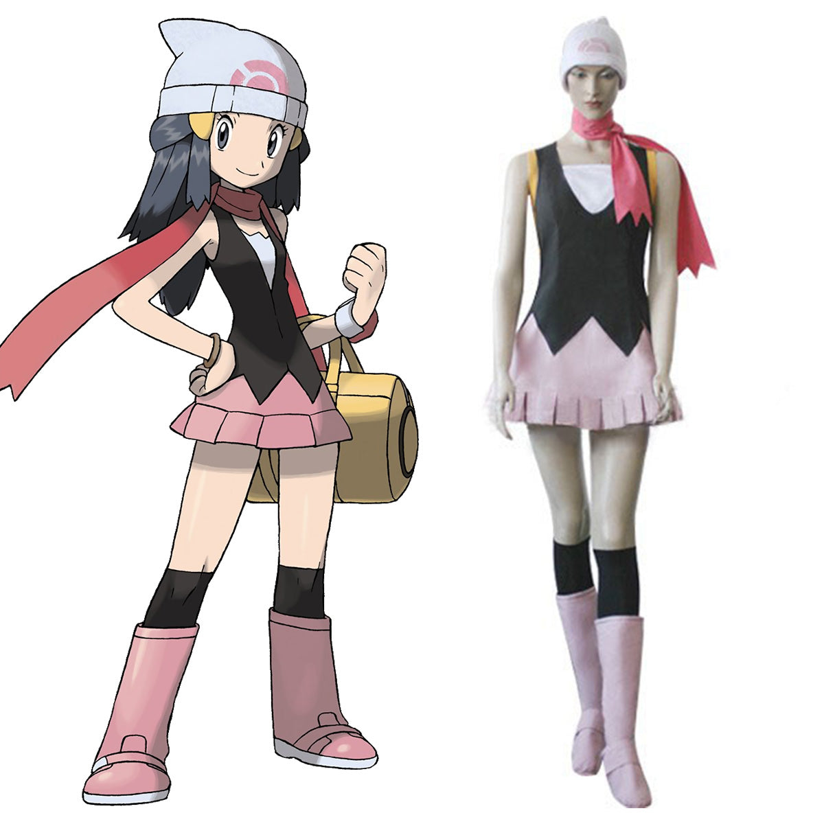 Pokemon Dawn Cosplay Costume Costume - Tophatter Daily Deals