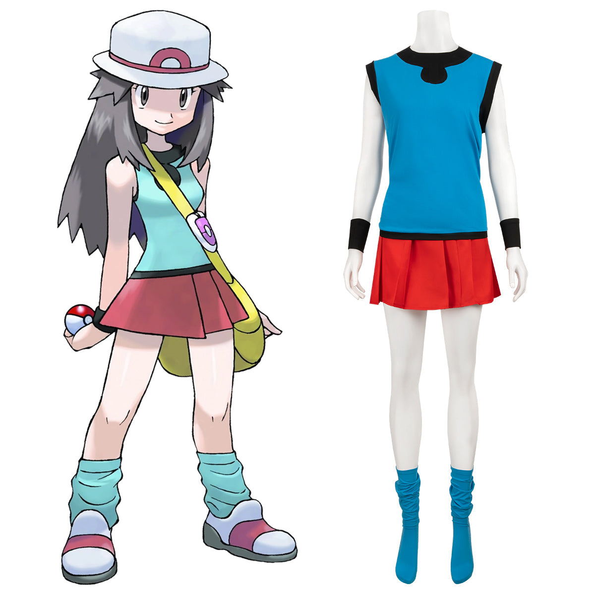 Pokemon FireRed LeafGreen PM Leaf Cosplay Costume Costume - Tophatter Daily Deals