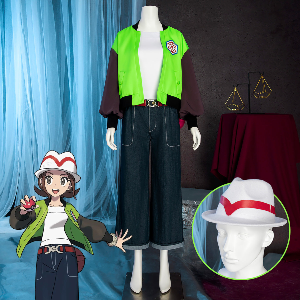 Pokemon Legends: Z-A Trainers Female Cosplay Costume Costume - Tophatter Daily Deals