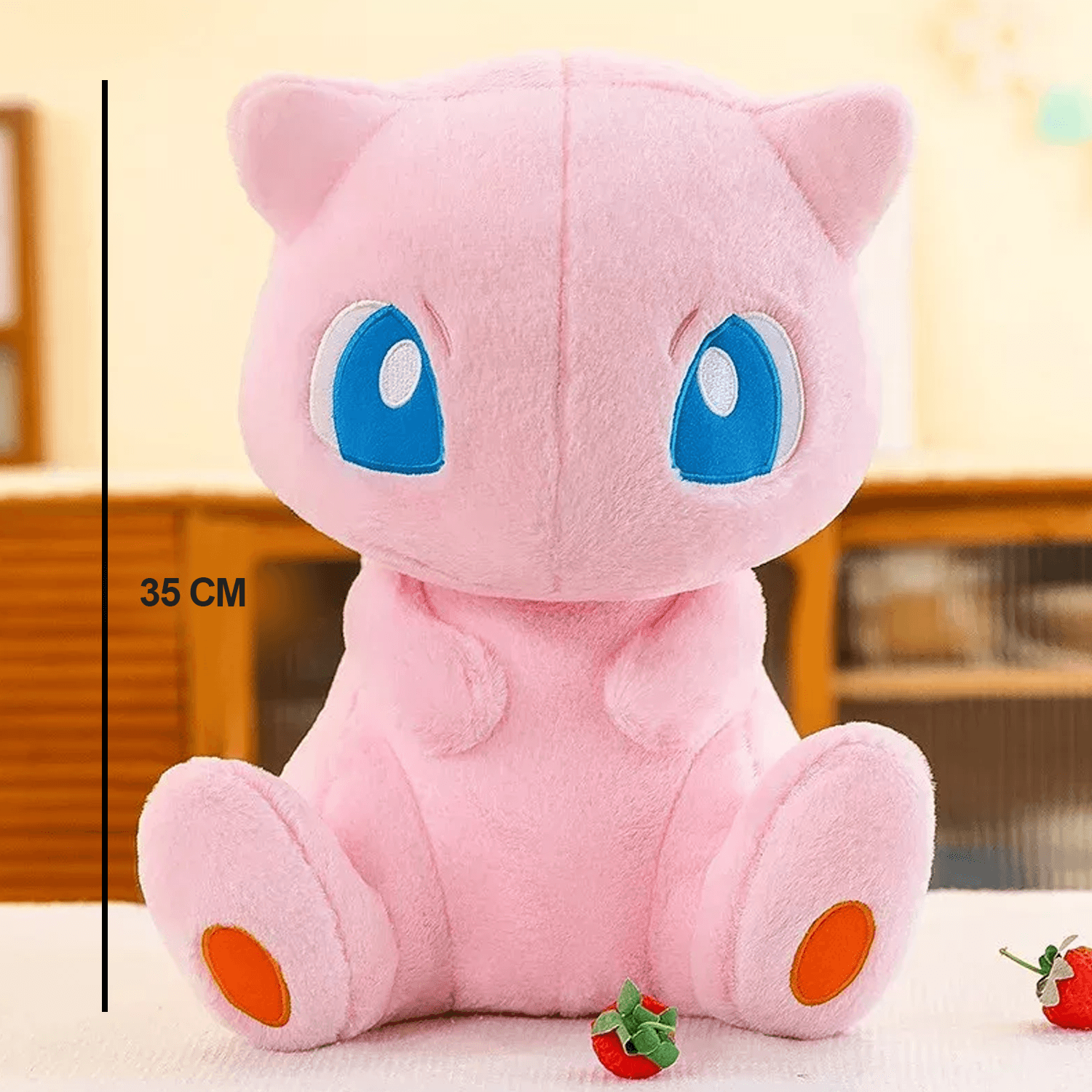 Pokemon Plush Mew - 35CM Big Size Stuffed Toy Teddy Anime valentines - Tophatter Daily Deals