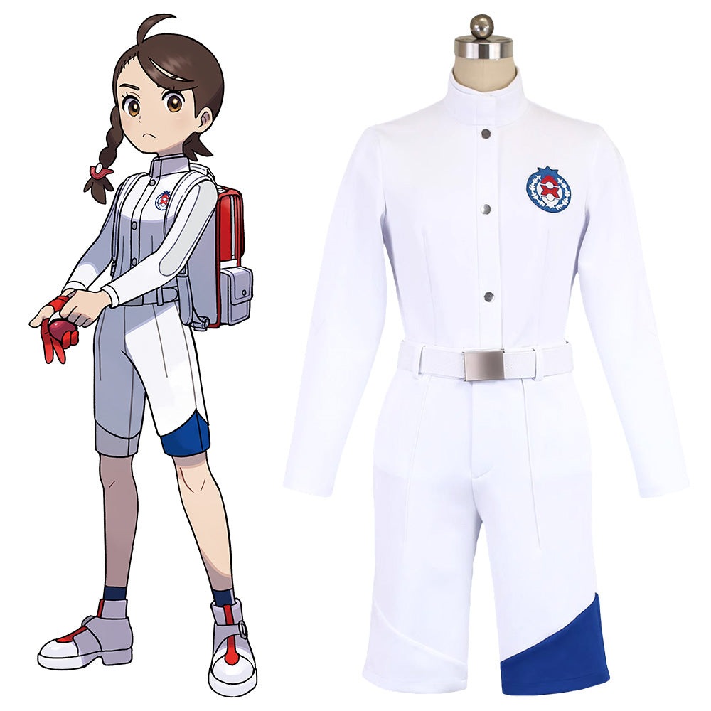 Pokemon Scarlet and Violet The Hidden Treasure of Area Zero Blueberry Academy Summer Uniform Cosplay Costume Costume - Tophatter Daily Deals