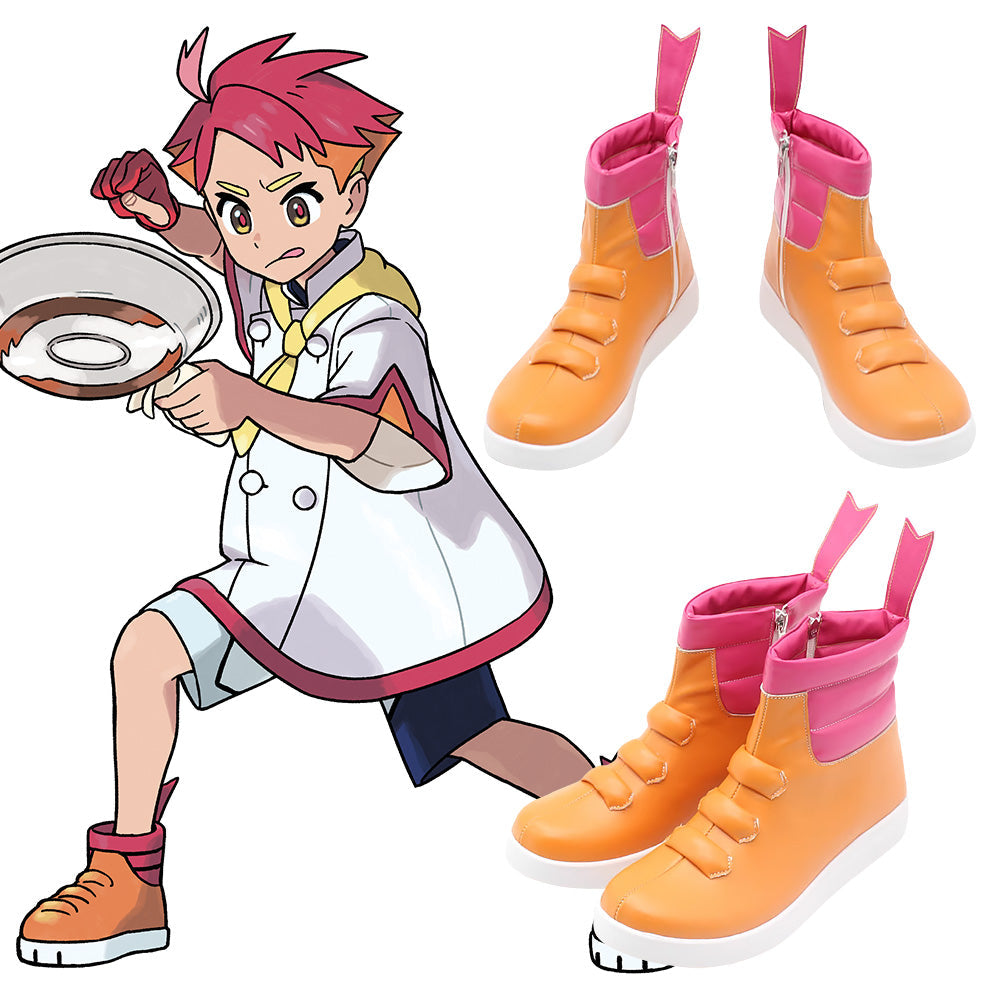Pokemon Scarlet and Violet The Hidden Treasure of Area Zero Crispin Orange Cosplay Shoes Shoes/Boots - Tophatter Daily Deals