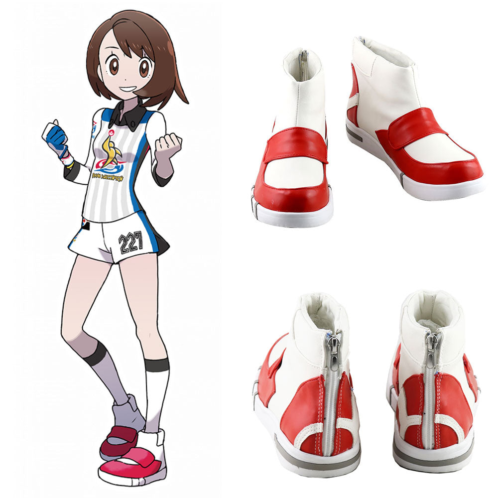 Pokemon Sword And Shield Female Trainer Challenger White Cosplay Shoes Shoes/Boots - Tophatter Daily Deals
