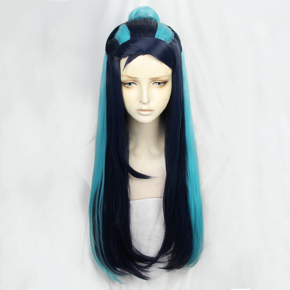 Pokemon Sword And Shield Nessa Deep Blue Cosplay Wig Wig - Tophatter Daily Deals