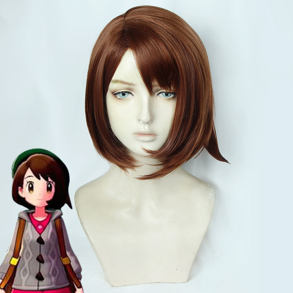 Pokemon Sword and PM Shield Female Trainer Brown Cosplay Wig Wig - Tophatter Daily Deals