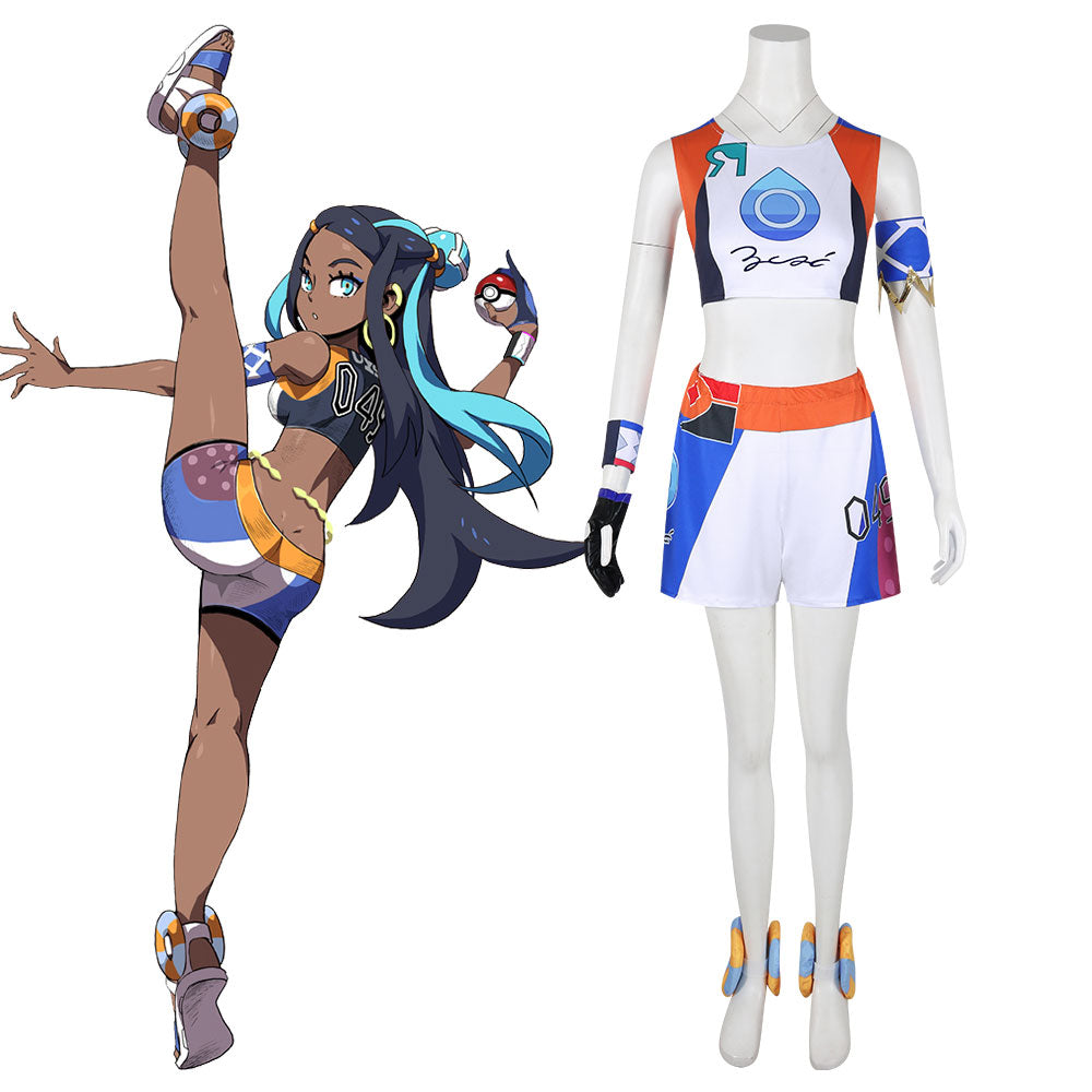 Pokemon Sword and Shield Nessa Cosplay Costume Costume - Tophatter Daily Deals