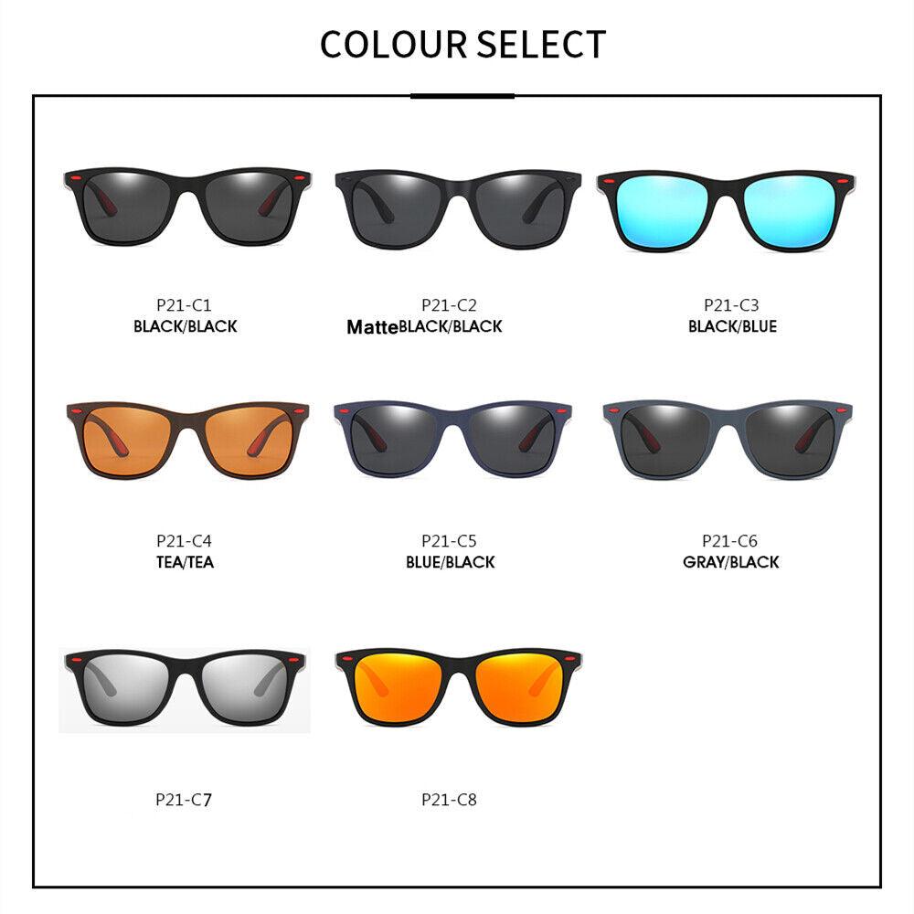 Best Polarised Sunglasses Uk - Square Cycling Sport Driving Fishing UV400 Sports & Outdoor - Tophatter Daily Deals