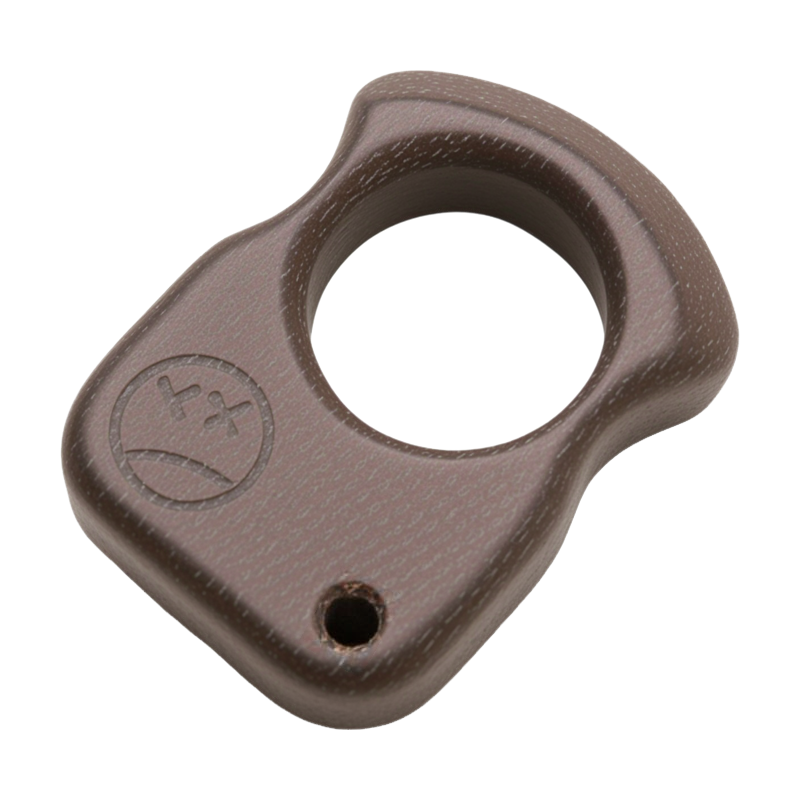 Coarse-Textured Micarta Polymer Brass Knuckles Brass Knuckles - Tophatter Daily Deals