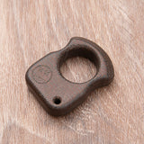 Coarse-Textured Micarta Polymer Brass Knuckles Brass Knuckles - Tophatter Daily Deals