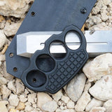 2022 New Polymer Full Finger Brass Knuckles Self Defense - Non Metal Brass Knuckles - Tophatter Daily Deals