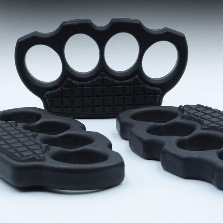 2022 New Polymer Full Finger Brass Knuckles Self Defense - Non Metal Brass Knuckles - Tophatter Daily Deals