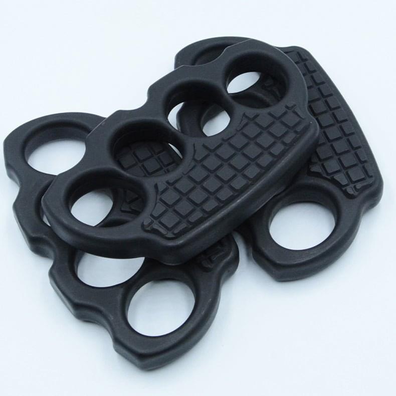 2022 New Polymer Full Finger Brass Knuckles Self Defense - Non Metal Brass Knuckles - Tophatter Daily Deals