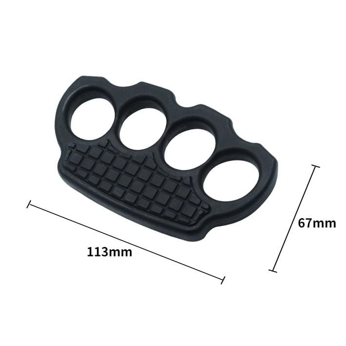 2022 New Polymer Full Finger Brass Knuckles Self Defense - Non Metal Brass Knuckles - Tophatter Daily Deals