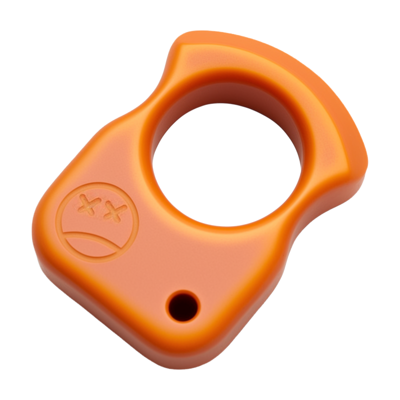 Single Finger Bakelite Polymer Knuckle Duster Brass Knuckles - Tophatter Daily Deals