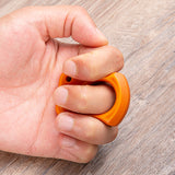 Single Finger Bakelite Polymer Knuckle Duster Brass Knuckles - Tophatter Daily Deals