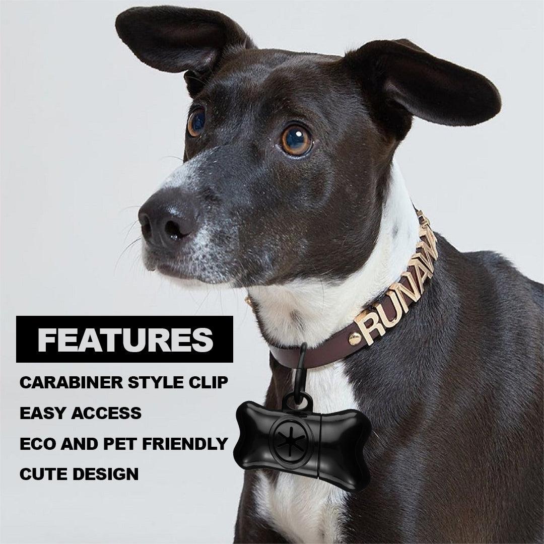 Poop Bag Holders for Dogs - Dog Pet Puppy Poo Poop Waste Bag Dispenser Holder Scoop 1 Free Refill Roll Pet Products - Tophatter Daily Deals