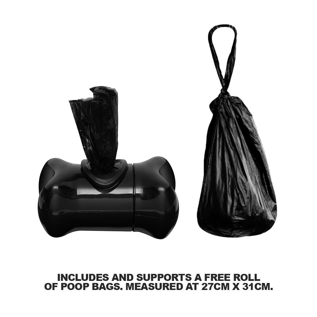 Poop Bag Holders for Dogs - Dog Pet Puppy Poo Poop Waste Bag Dispenser Holder Scoop 1 Free Refill Roll Pet Products - Tophatter Daily Deals