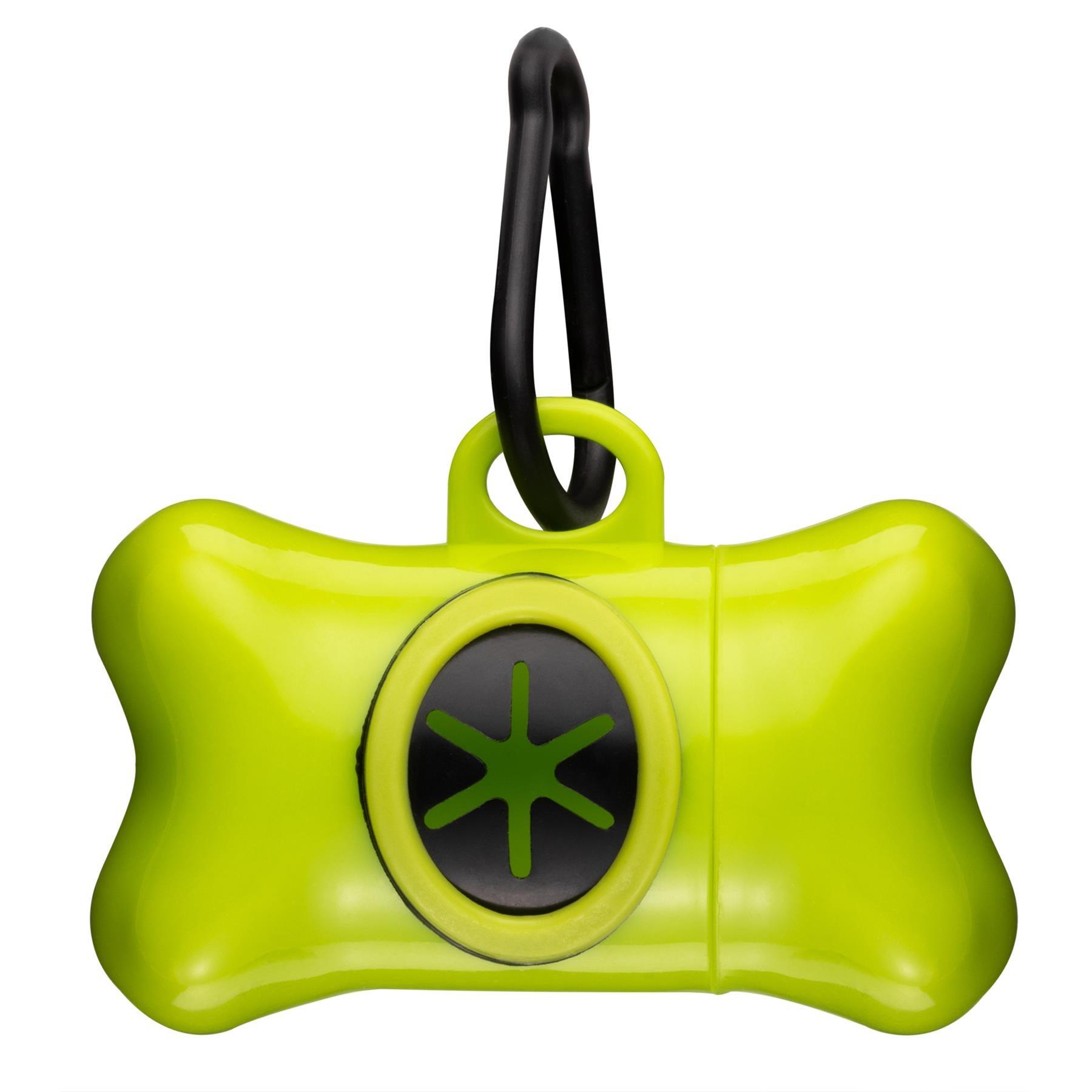 Poop Bag Holders for Dogs - Dog Pet Puppy Poo Poop Waste Bag Dispenser Holder Scoop 1 Free Refill Roll Green Pet Products - Tophatter Daily Deals