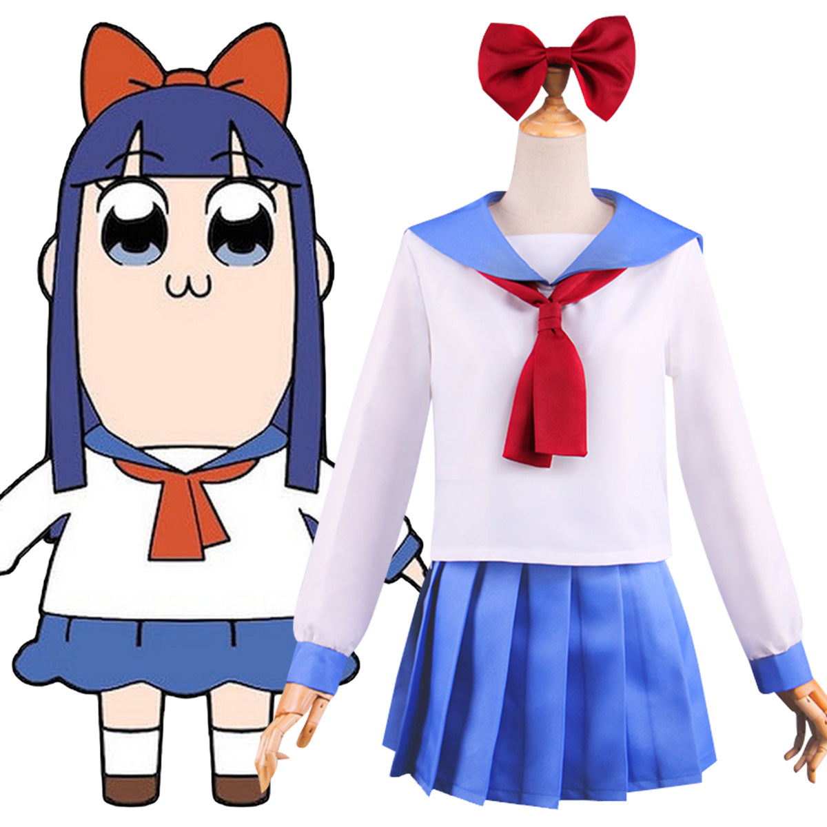 Pop Team Epic Poputepipikku Pipimi Cosplay Costume Costume - Tophatter Daily Deals