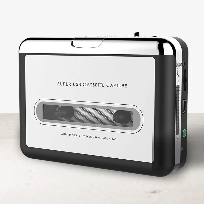 Cassette To USB Converter Portable Tape Digitizer MP3 Buy 1 Tape - Tophatter Daily Deals