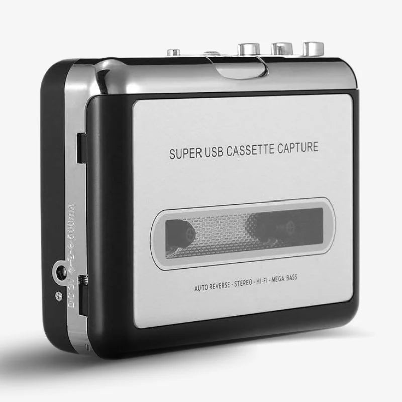 Cassette To USB Converter Portable Tape Digitizer MP3 - Tophatter Daily Deals