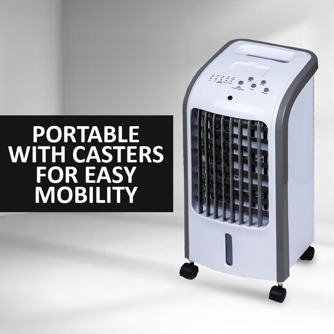 Portable Air Conditioner Mini - 4L Air Cooler Evaporative Oscillating Unit Ice Fan W/ Remote Swing AC Apparel & Accessories - Tophatter Daily Deals